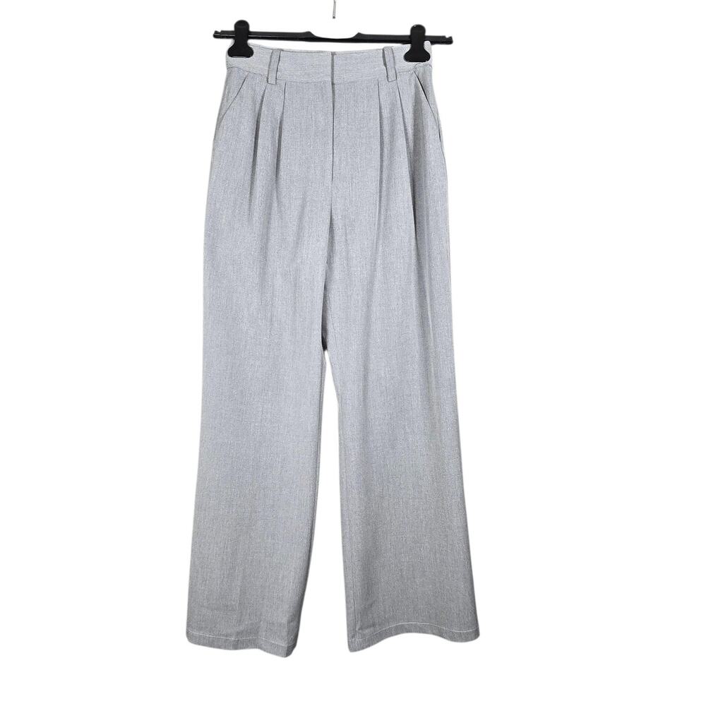 Favorite Daughter Favorite‎ Pant Womens 2 Frost Gray High Rise Wide Leg Trousers